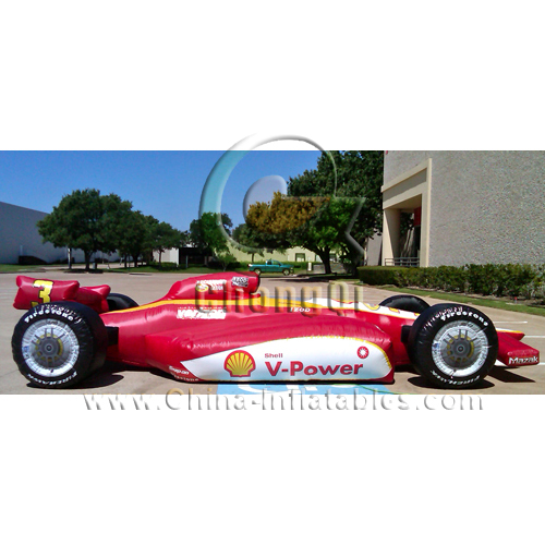 f1 inflatable car model